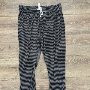 Z Supply Striped Print Drawstring Pajama Lounge Pants Size M